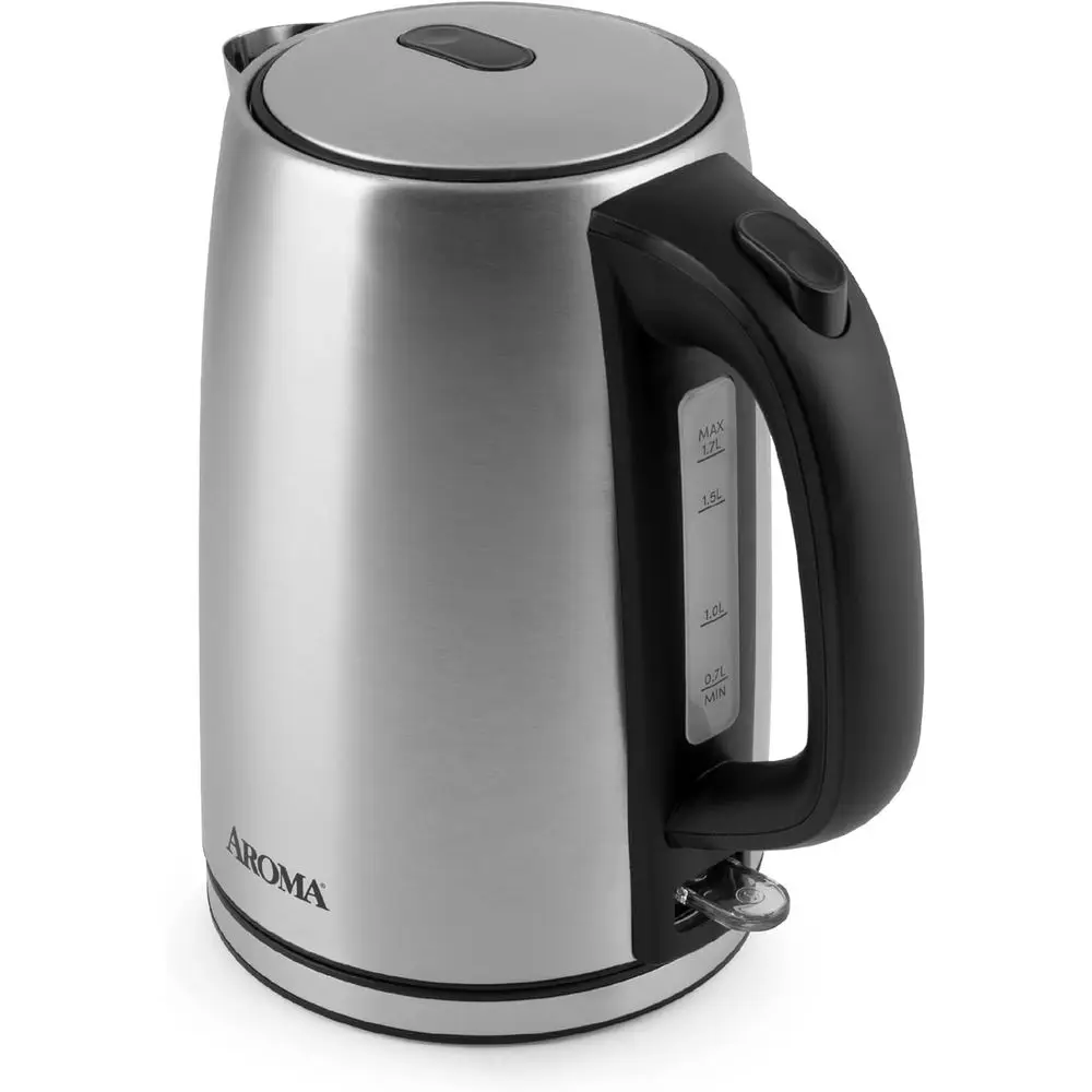 

1.7L 7-Cup Stainless Steel Electric Kettle with Cordless, Automatic Keep Warm, Powerful & Quick 1750 Wattage
