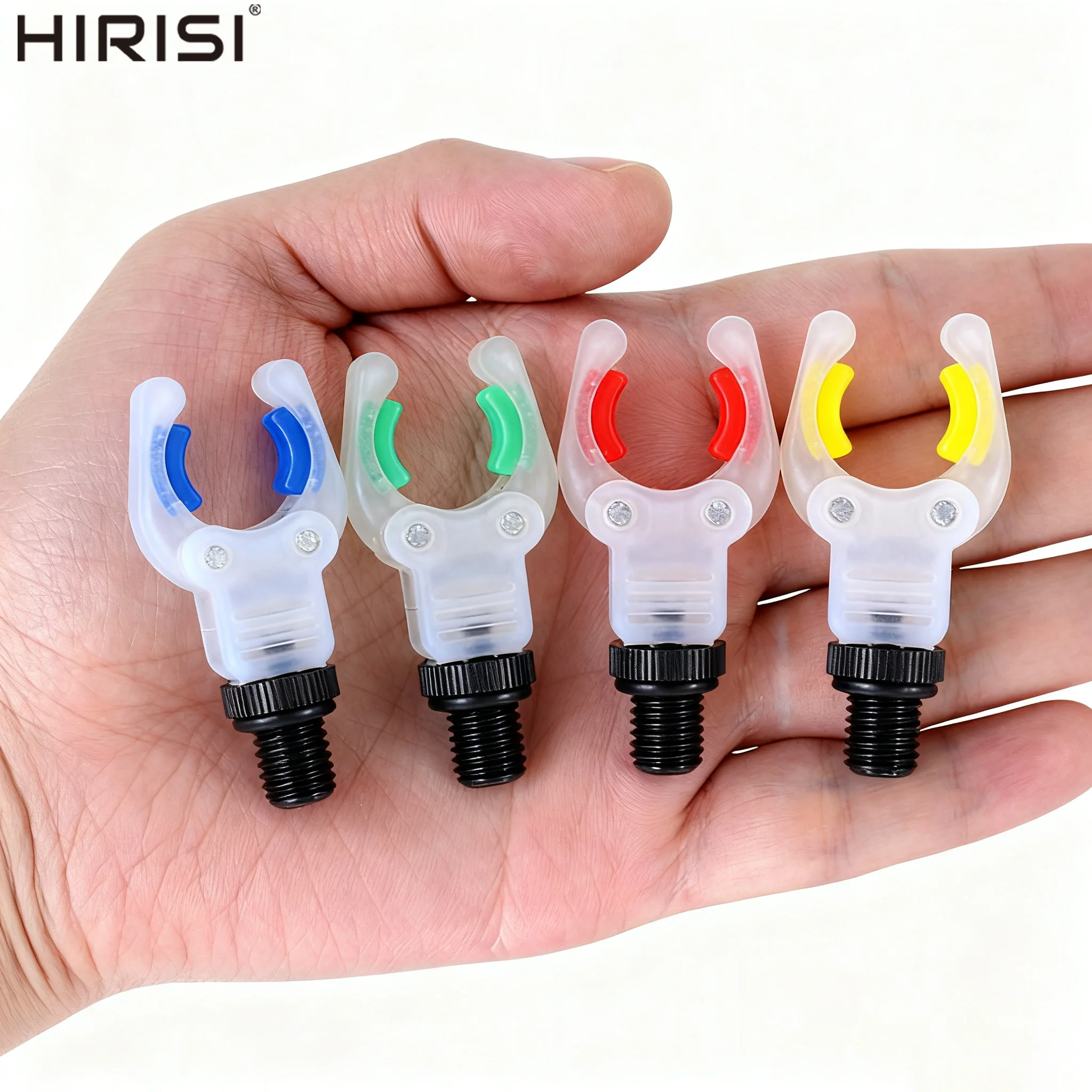 

Hirisi 2 шт., подставка для удочки на карпа, флуоресцентный захват, безопасный фиксатор удочки, аксессуары для ночной рыбалки, снасти AC144