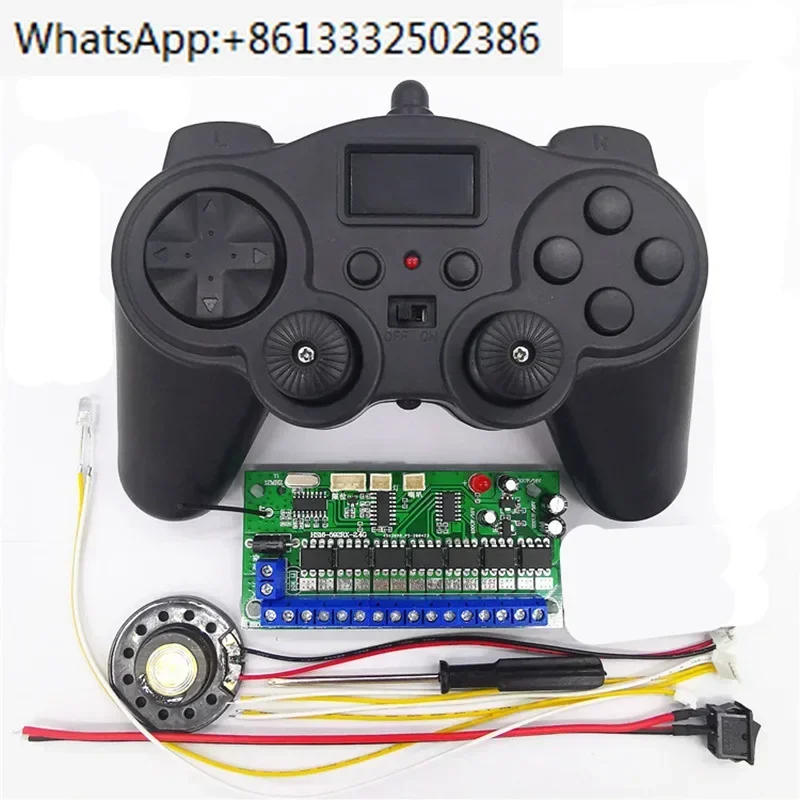 

16-канальный 2,4 ГГц приемник дистанционного управления, научный DIY игрушечный автомобиль, робот, экскаватор, набор дистанционного управления 12 В