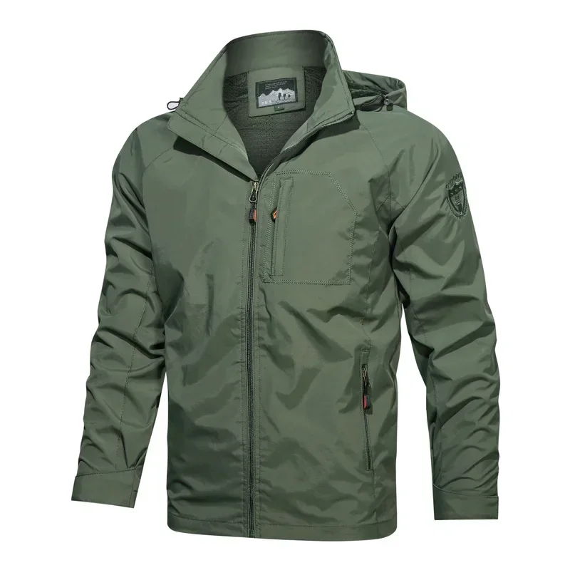 Cazadora táctica impermeable transpirable – Talla grande hombre