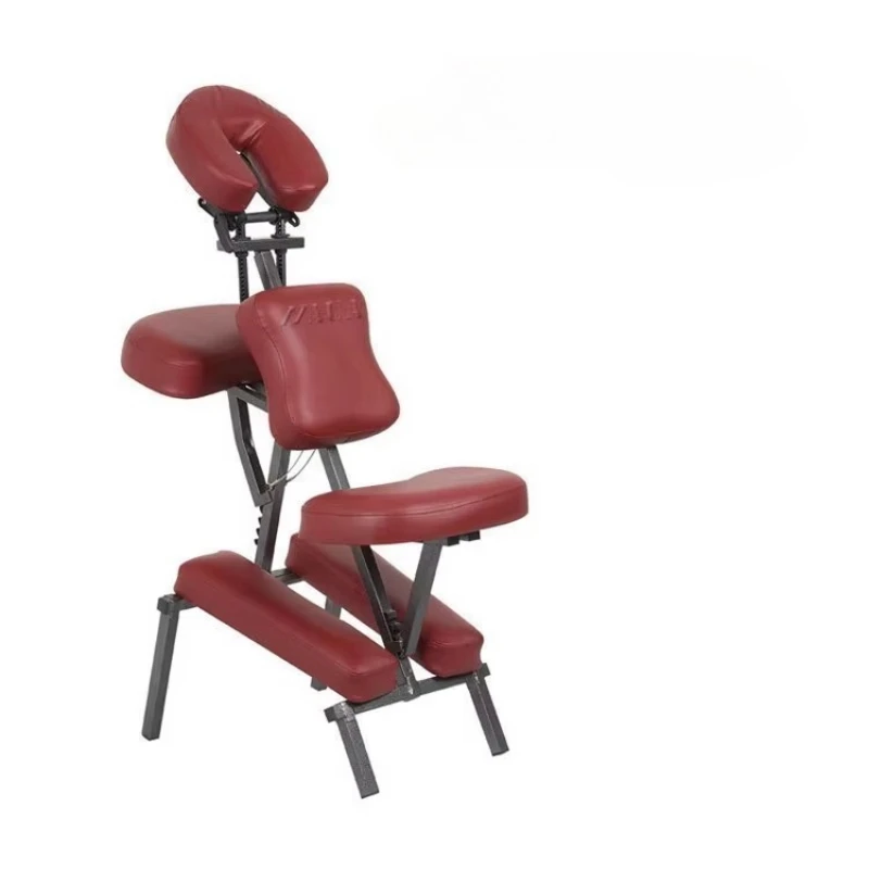 

Beauty Portable Massage Tables Folding Tattoo Gua Sha Leg Chair Soft Cushion PU Leather Salon Furniture Cadeira De Massagem MH