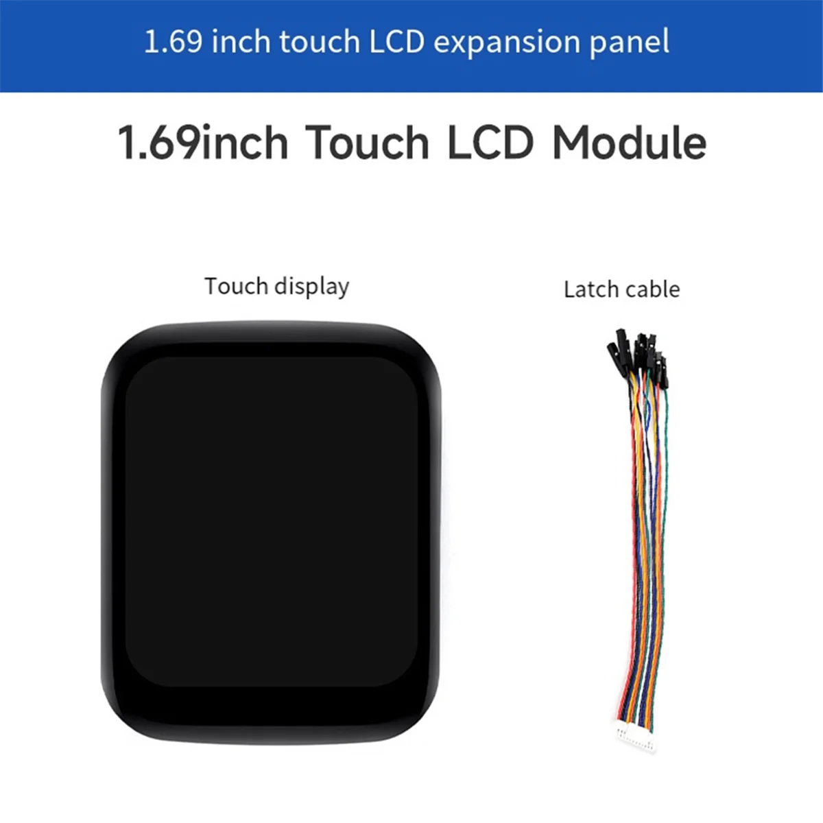 Efficiente modulo LCD touch da 1,69 pollici Waveshare 240x280 SPI I2C Interfaccia