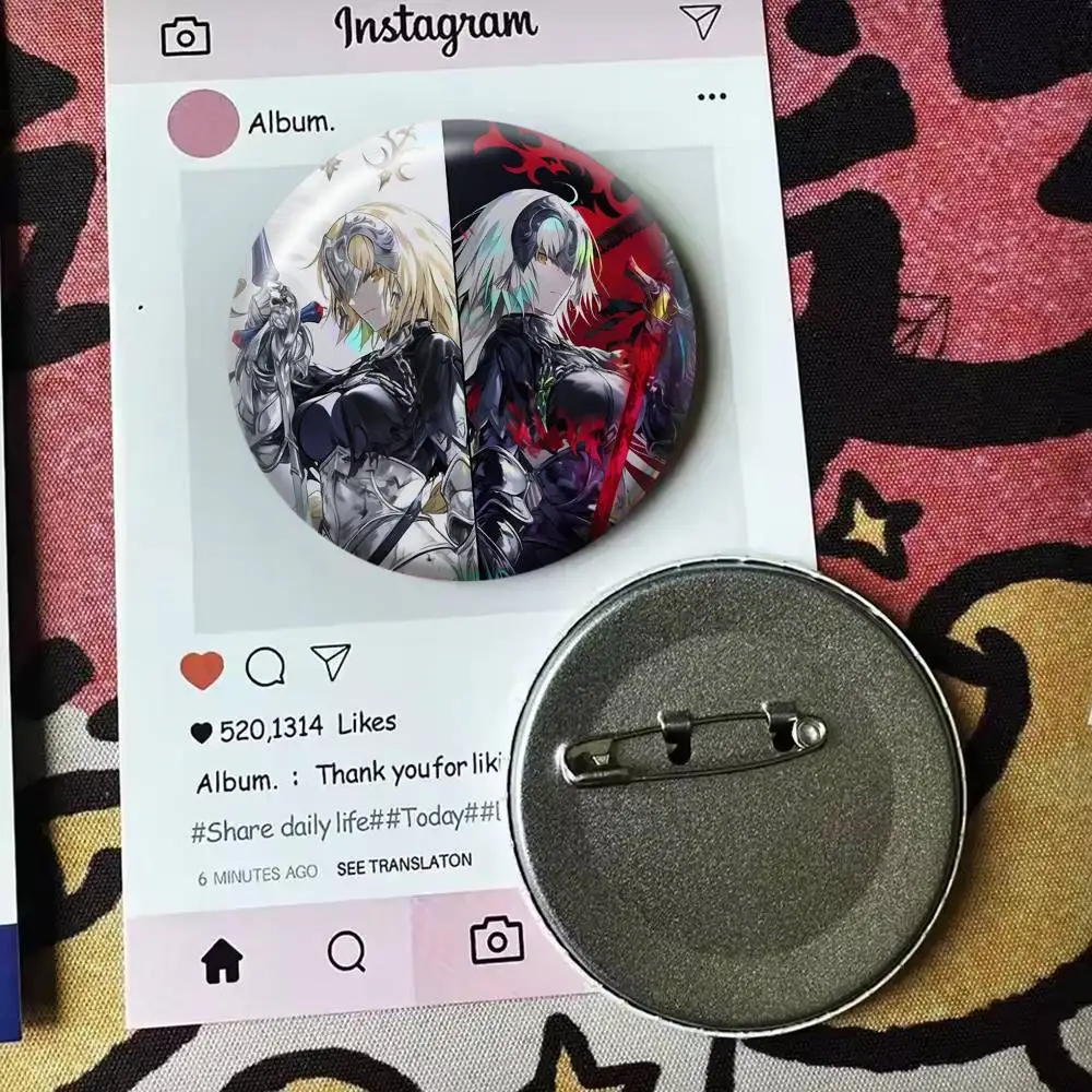 Fate Jeanne Alter   Badge 25 32 44 58 75 mm Round Fans Collect Friends Gifts Brooch Souvenir