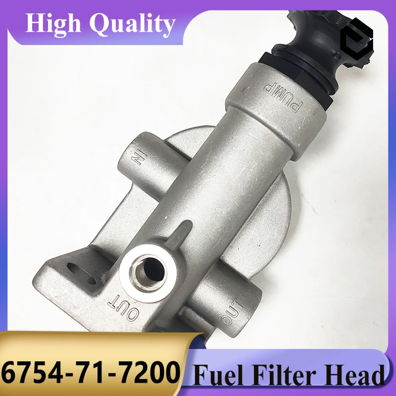 6754-71-7200 Fuel Feed Head Pump 6754717200 for Komatsu SAA6D107E Engine PC200-8 PC240-8 Excavator Parts