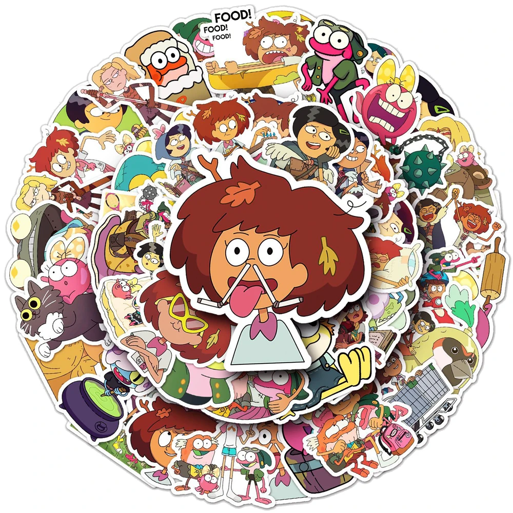 10/30/50pcs Disney Cartoon Amphibia Anime Stickers Decals DIY Luggage Laptop Phone Water Bottle Scrapbook Sticker for Kids Gift