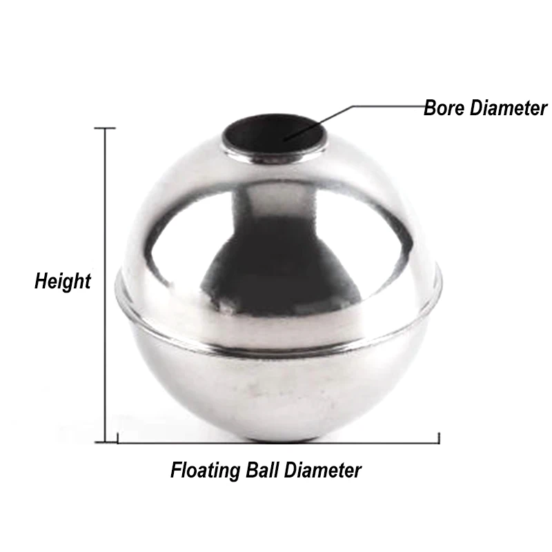 SUS304 Magnetic Float Ball 0-220V Large Size Anticorrosion Rustproof ESB-100x100x15 / ESB-100x100x23 / ESB-200x200x27