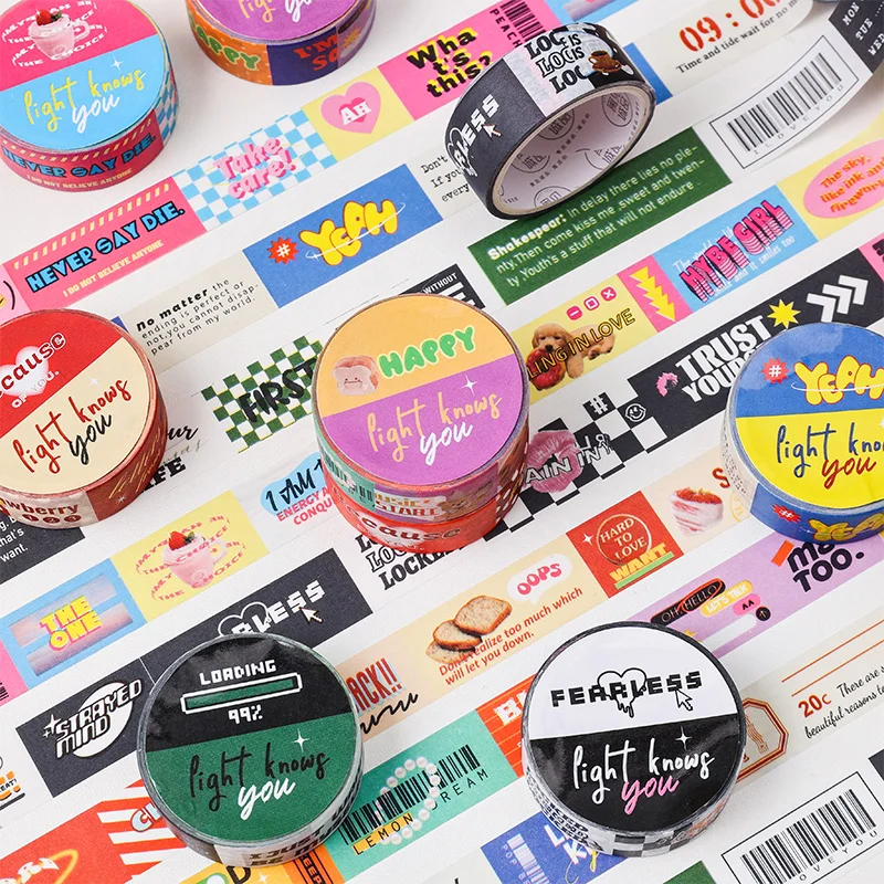 

Cute Korean Washi Tapes DIY Craft Scrapbooking Album Photocard Collage Diary Hand Account Decorative Masking Tape Stationery