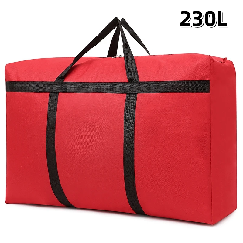 Thicken Portable Travel Clothes Storage Bags Zipper Waterproof Design Luggage Bag Moving House Hand Bag Moisture Proof Package