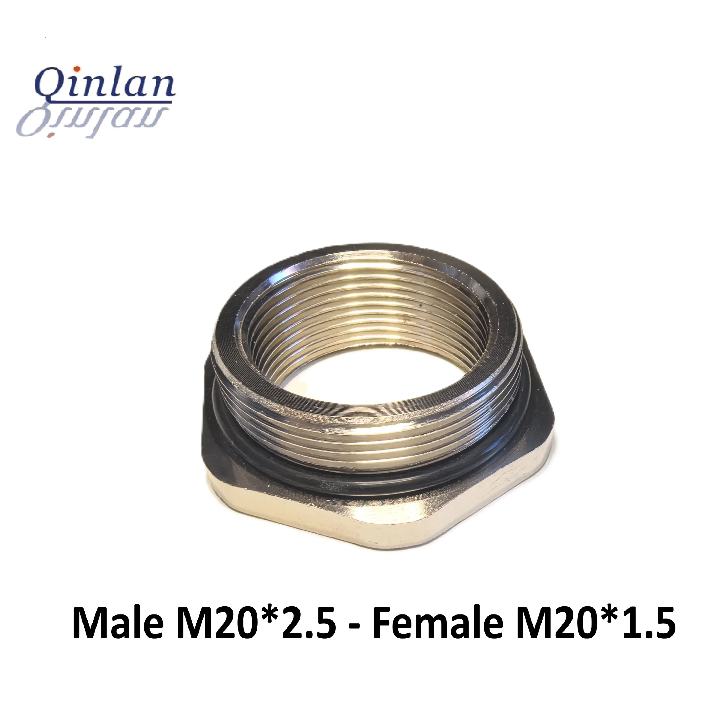 M20*2.5 to M20*1.5 Male To Female Metal Thread M12 M16 M20 M24 M25 M30 M36 M40 M50 M64 Reducer Connector Thread Bushing Adaptor