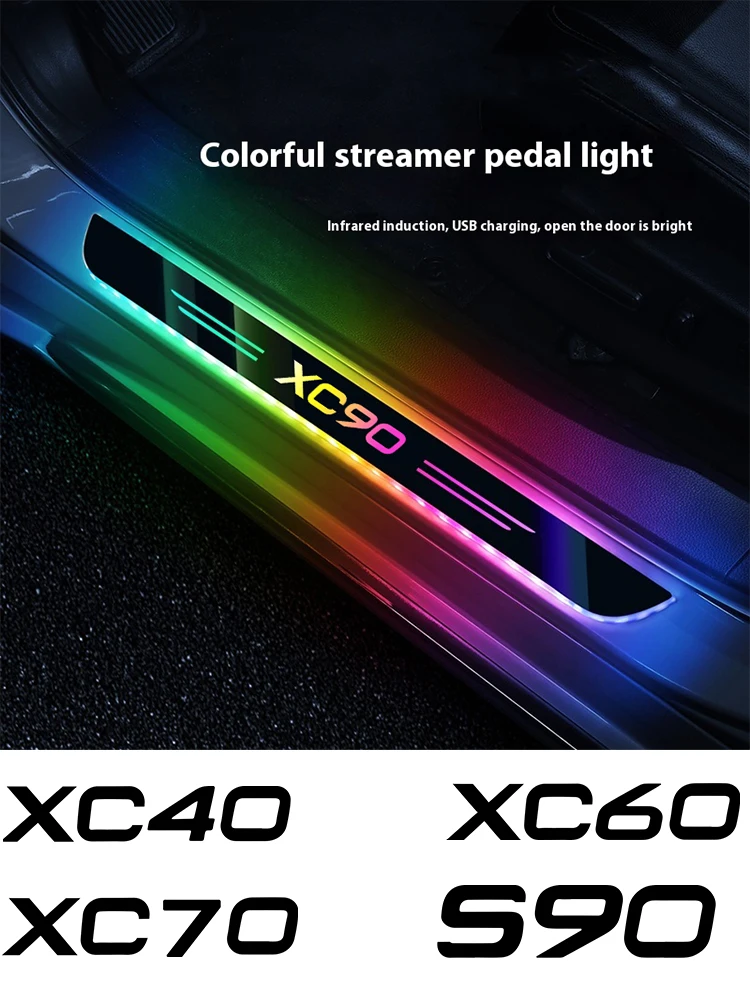 

Car LED Wireless Threshold Light For Volvo XC40 XC60 XC70 XC90 S40 S60 S80 S90 T5 T6 T8 C30 C70 V40 V50 V60 V70 V90 AWD parts