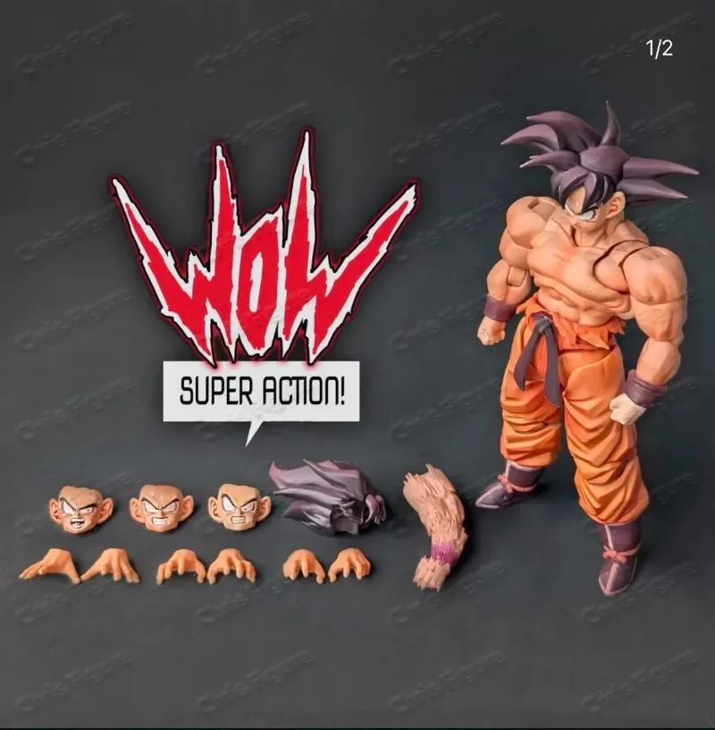 

Новинка! Горячая распродажа! Супер-фигурка для коллекционирования Dragon Ball Kaiouken Son Goku в масштабе 1/12, модель аниме-персонажа, игрушка, подарок для ребенка.