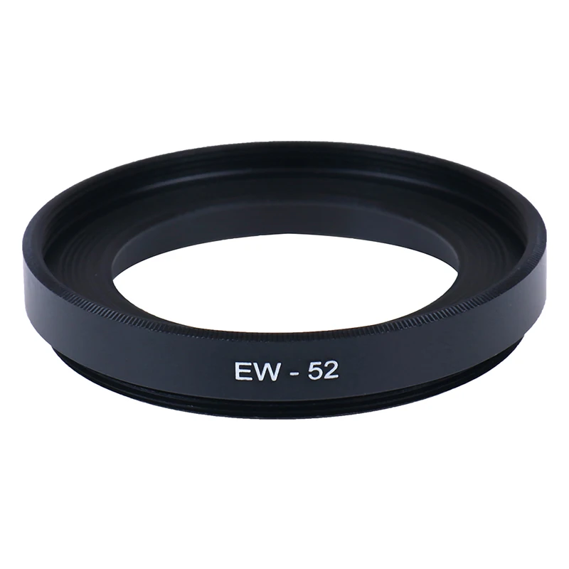 1pcs EW52 Lens Hood For Canon EOS R RP With RF 35mm F/1.8 Macro IS STM Lens Replaces Canon EW-52 Cameras Accessories