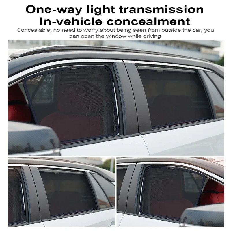 For Volkswagen VW Passat B8 Variant Accessories 2019 2014~2023 Car Mesh Sunshade Side Window Sun Visors Magnetic Protect Privacy view 6