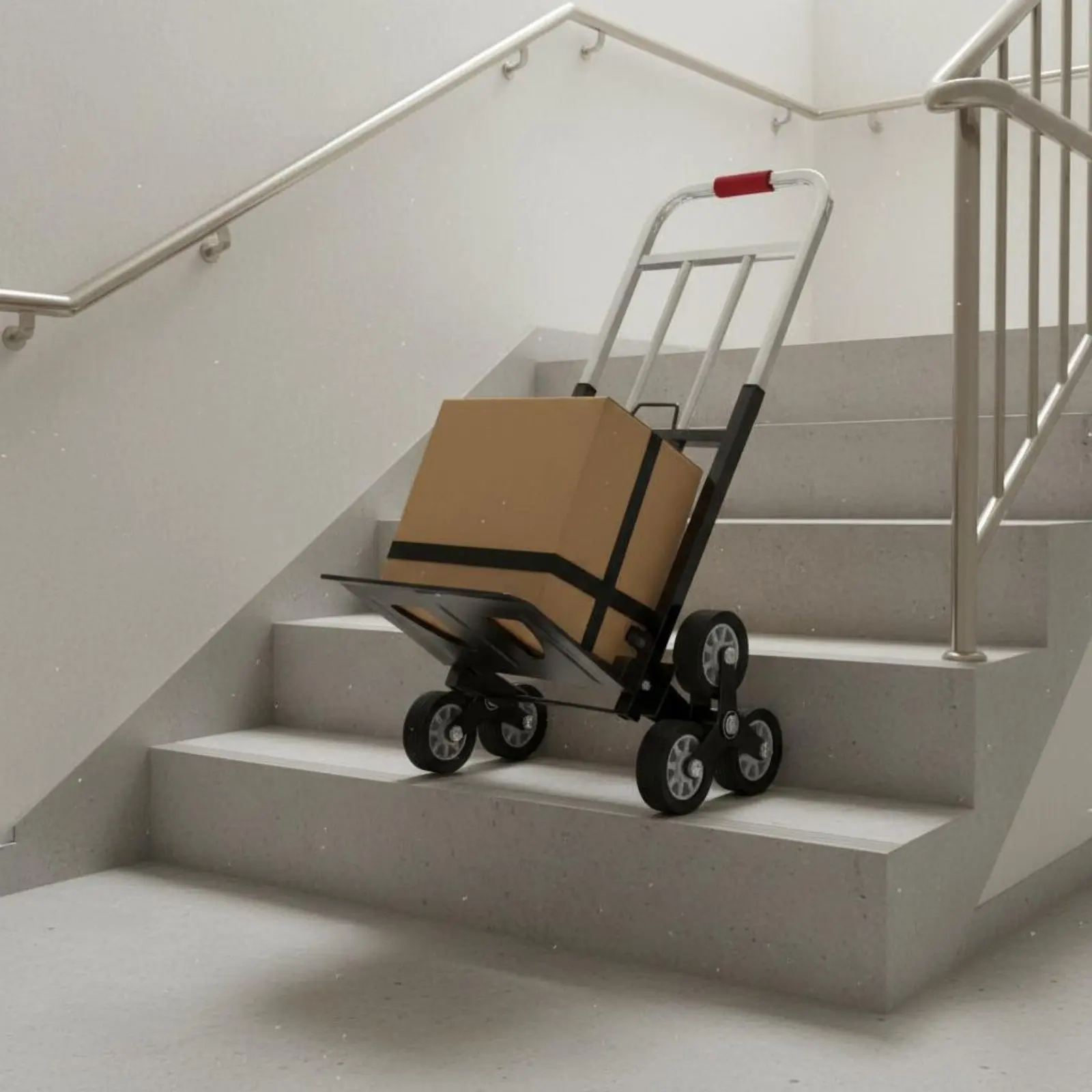 stair-climbing-hand-hand-trolley-foldable-sturdy-duty-stair-climber-utility-carrier-foldable-luggage-trolley-telescoping-handle