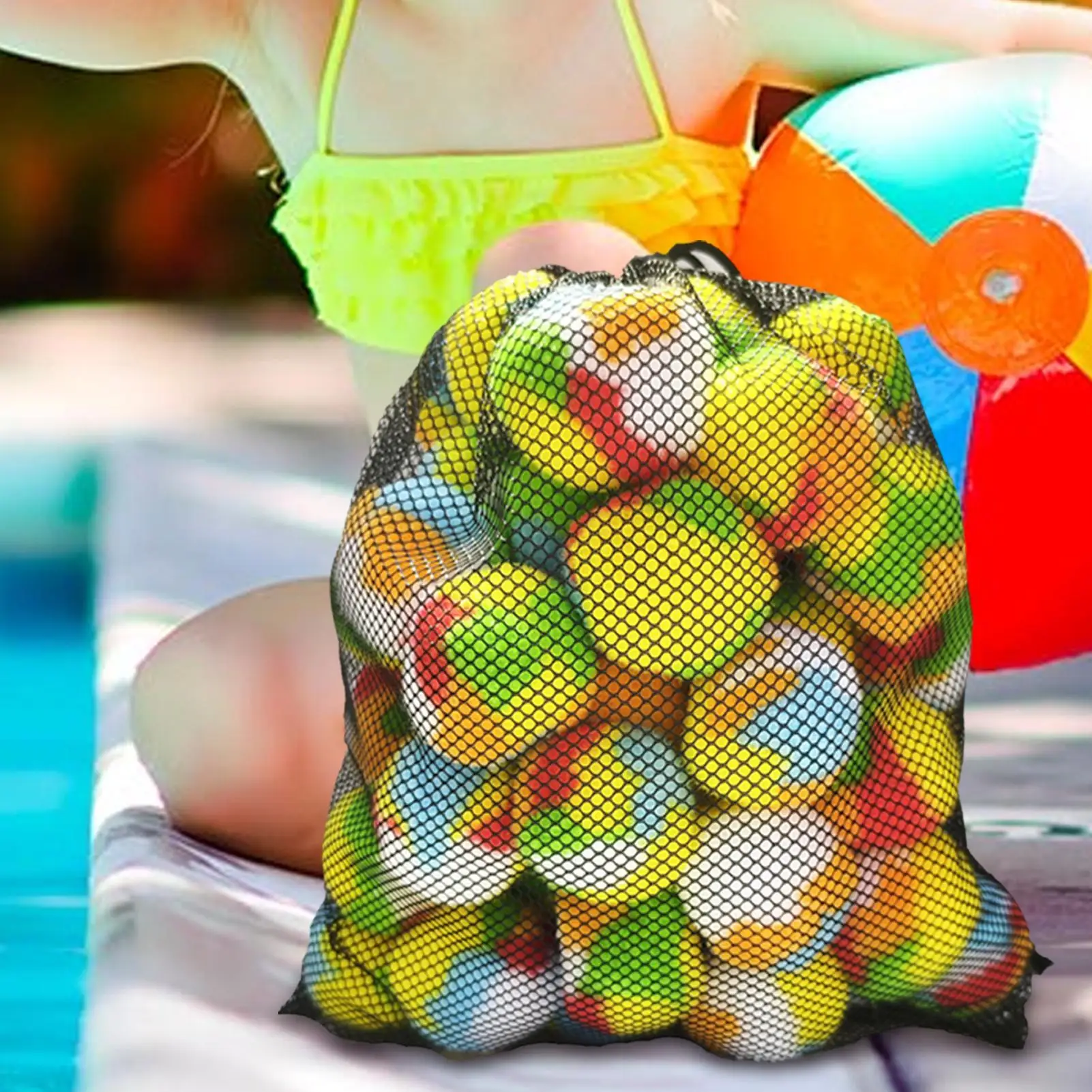 Bolas de balão de água, 60 peças, balão absorvente de água, brinquedos, festa de verão, jogo ao ar livre para férias, jardim, quintal, praia, natação
