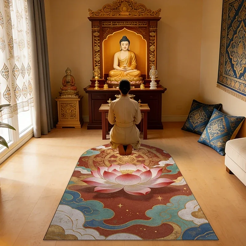Vintage Prayer Cushion Soft Comfortable Worship Seat Pad For Meditation Zen Room Altar Decor For Adults Home Temple Gift