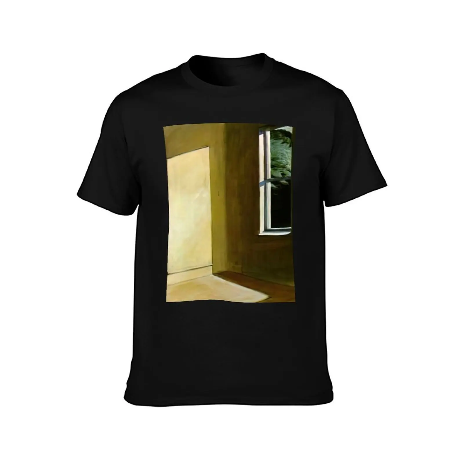 t tshirt anime in T-Shirt Hopper Room by man cotton shirts Edward Empty an Sun