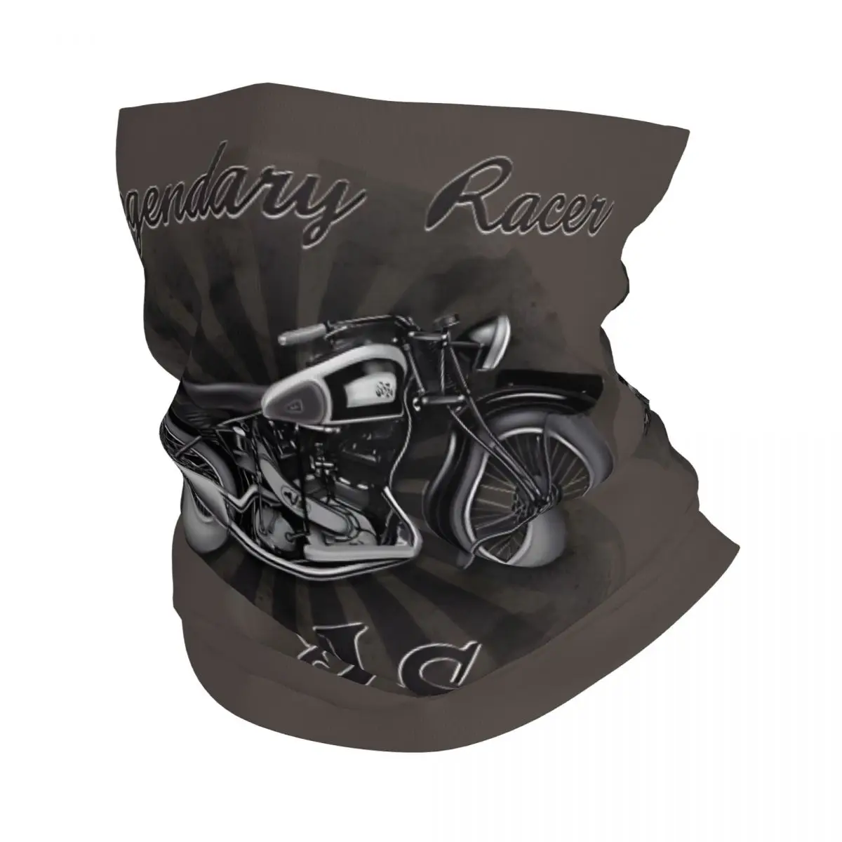 Motorcycles Motorbike Racer By Motormaniac Bandana Neck Cover Motorcycle Club AJS Wrap Scarf Running Unisex Adult Windproof