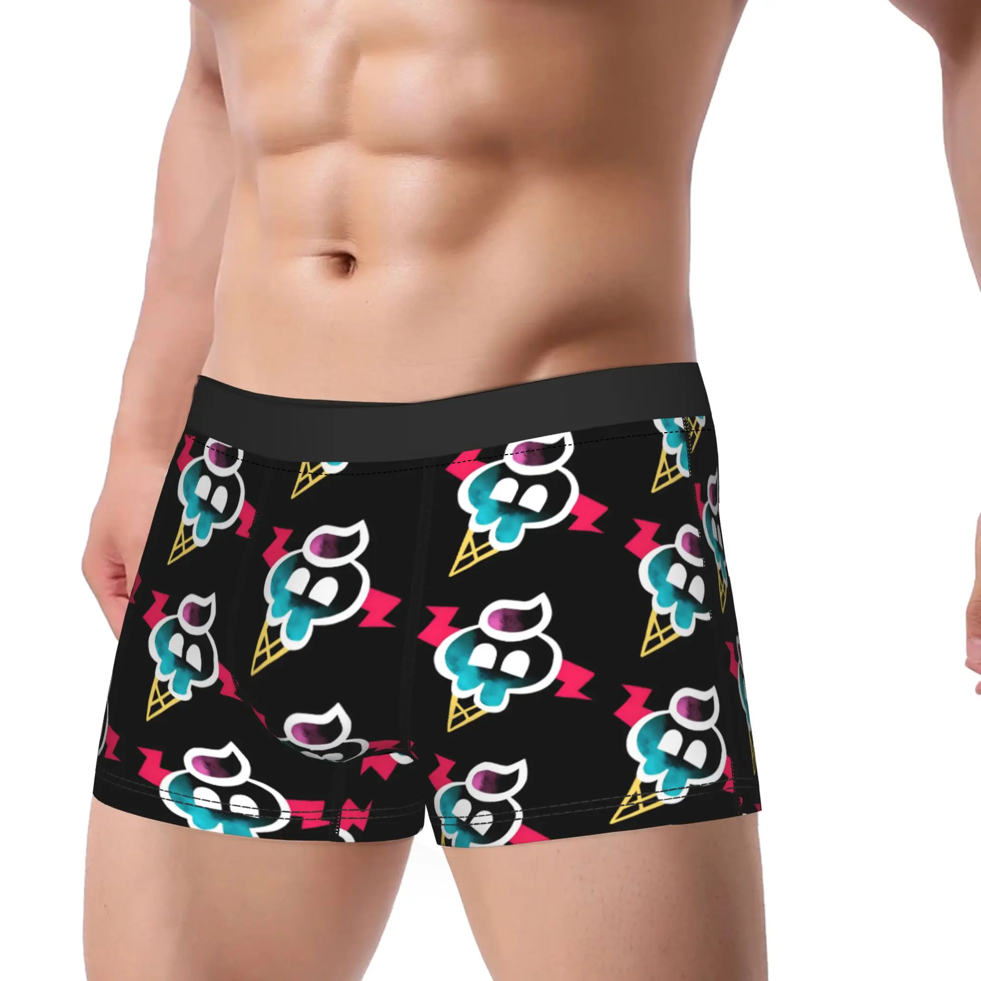 Funny Boxer Parfait Cookie Shorts Panties Briefs Men Underwear Cookie Run Kingdom Breathable Underpants for Male S-XXL