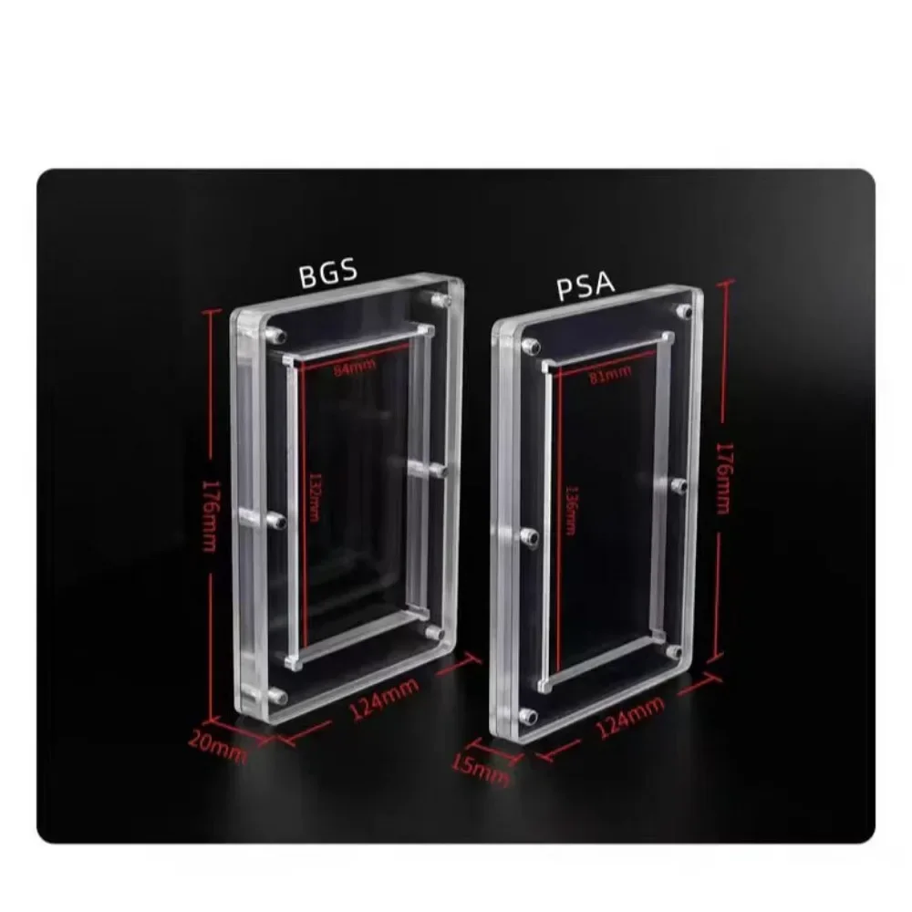 Exclusive Transparent Thickened Card Brick Stand for Pokemon Yugioh Rating Card Collection Acrylic PTCG Yu Gi Oh Display No Card