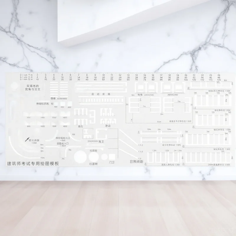 

Drawing Stencils Plastic Geometric Template Accurate Smooth Edges Architect Scale Ruler Drafting Tools for Architects Builders