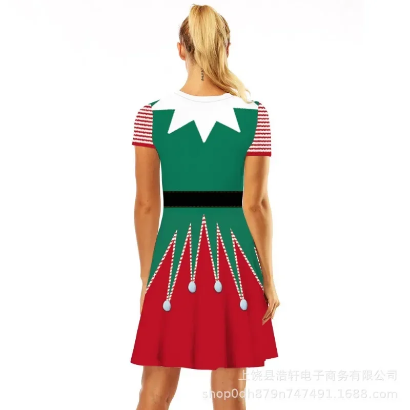 زي تنكري نسائي لعيد الميلاد ، فستان ضيق كلاسيكي ، فستان مثير ، ملابس نسائية ، عطلة ، العام الجديد ، حفلة ، عيد الميلاد