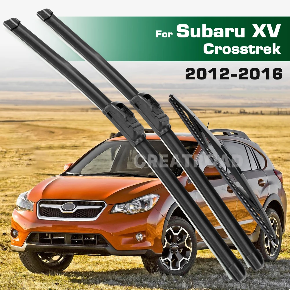 

GREATROAD Wiper LHD&RHD Front & Rear Wiper Blades Set For Subaru XV Crosstrek GP 2012 - 2016 Windshield Windscreen Window
