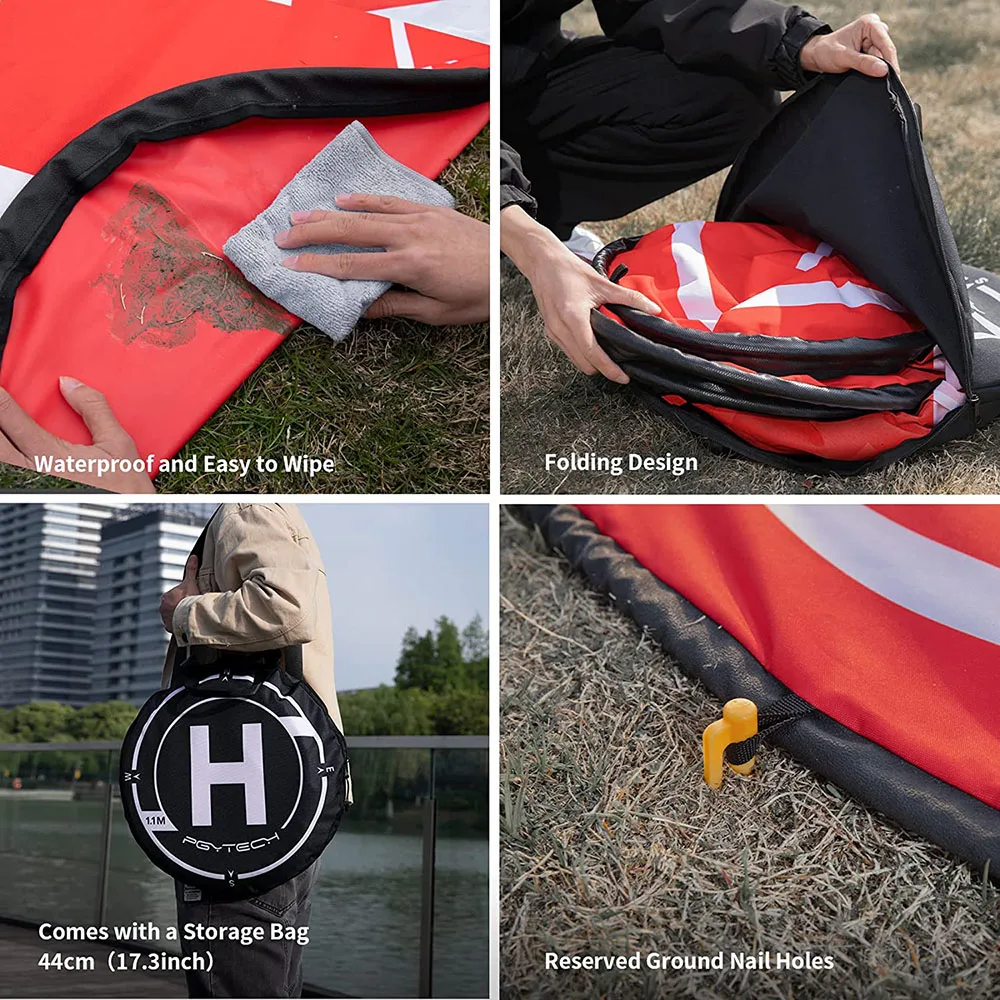 طائرة هليكوبتر PGYTECH بدون طيار قابلة للطي طائرة إطلاق حصيرة ل DJI Mini 3/Mavic 3/Mini 3 Pro/Air 2/2s/ RC طائرات هليكوبتر بدون طيار