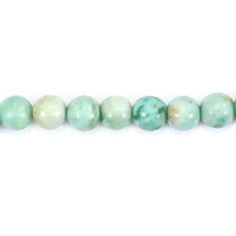 Peruvian Turquoise Beads Strand Round 4mm For Making Jewelry Bracelet Craft DIY Necklace Earrings
