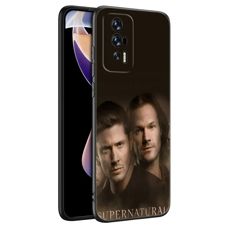 Supernatural Black Silicone Phone Case For Xiaomi Redmi 7A 8A 9A 10A 11A 9C 10C 12C 13C 11 Prime A1 A2 Plus 12 4G Note 9T 12R