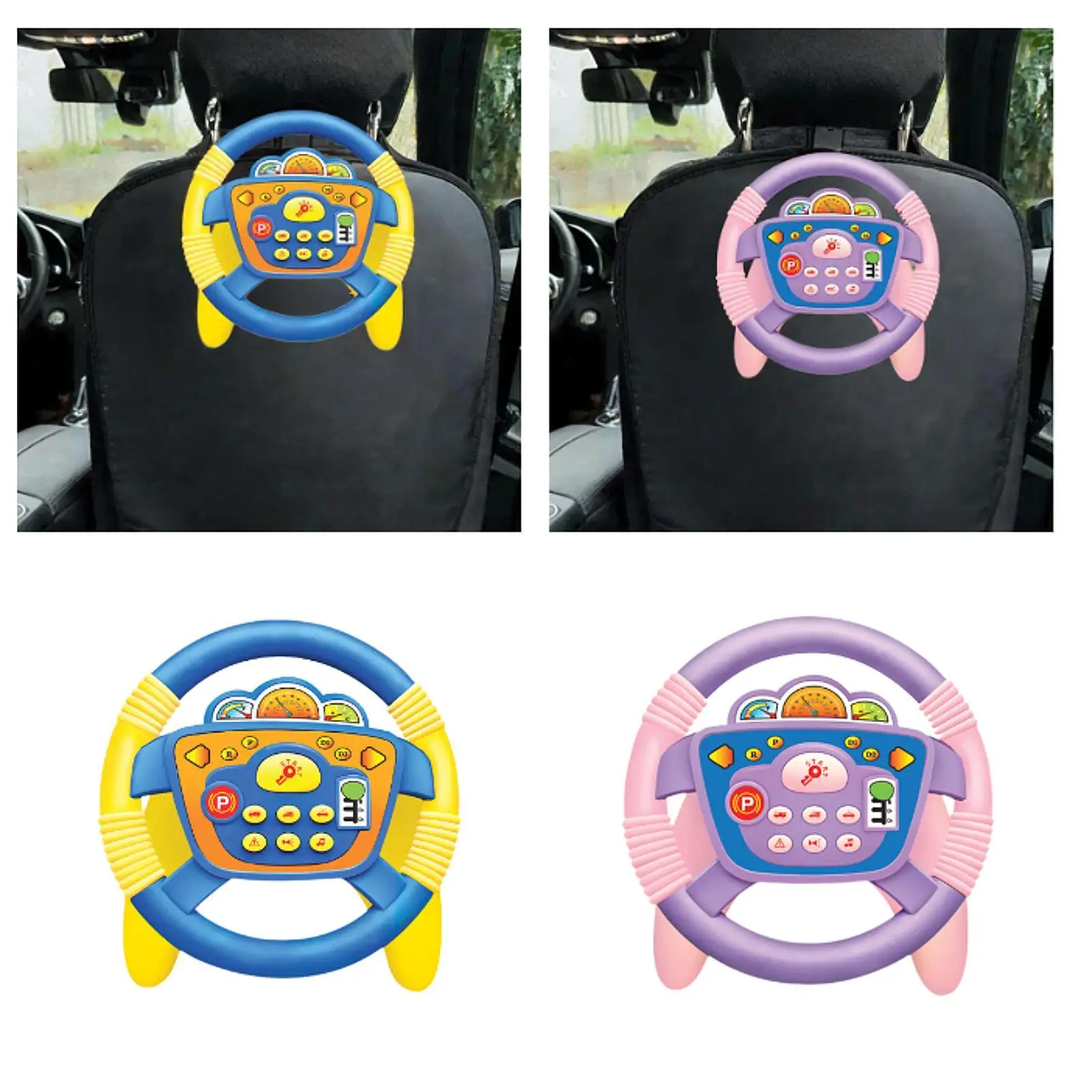 Simulated Steering Wheel Kids Sound Toy for Kids Boy Girls Holiday Gifts