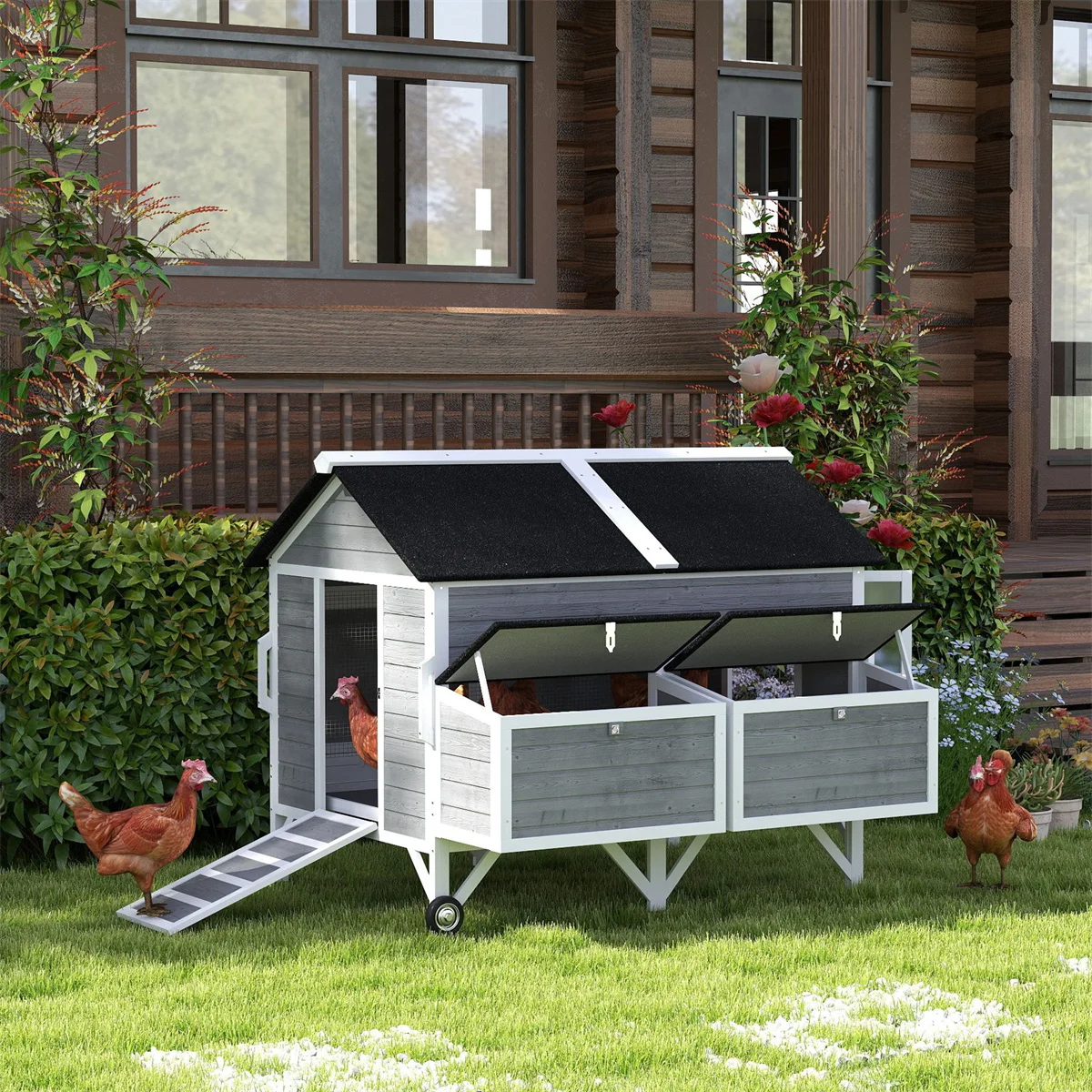 

Wooden chicken coop Applicable to poultry Chicken Coop