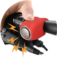 

【OD】Электрический велосипедный звонок 120 дБ, непромокаемый MTB велосипедный руль, силикагель, кольцо в виде ракушки, портативные колокольчики для шоссейного велосипеда, аксессуары