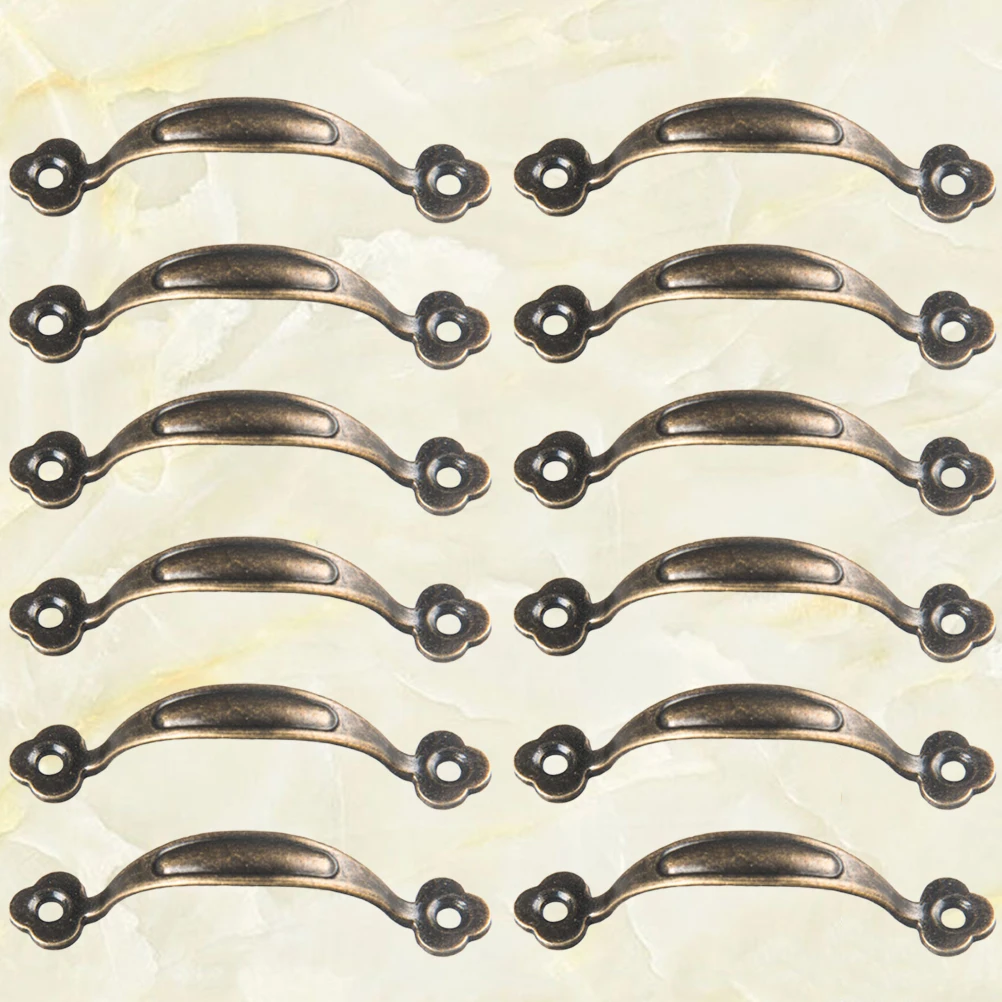 

12 Pcs Knurled Dresser Knobs Alloy Wardrobe Handle Drawer Pulls Handles Cabinet Retro