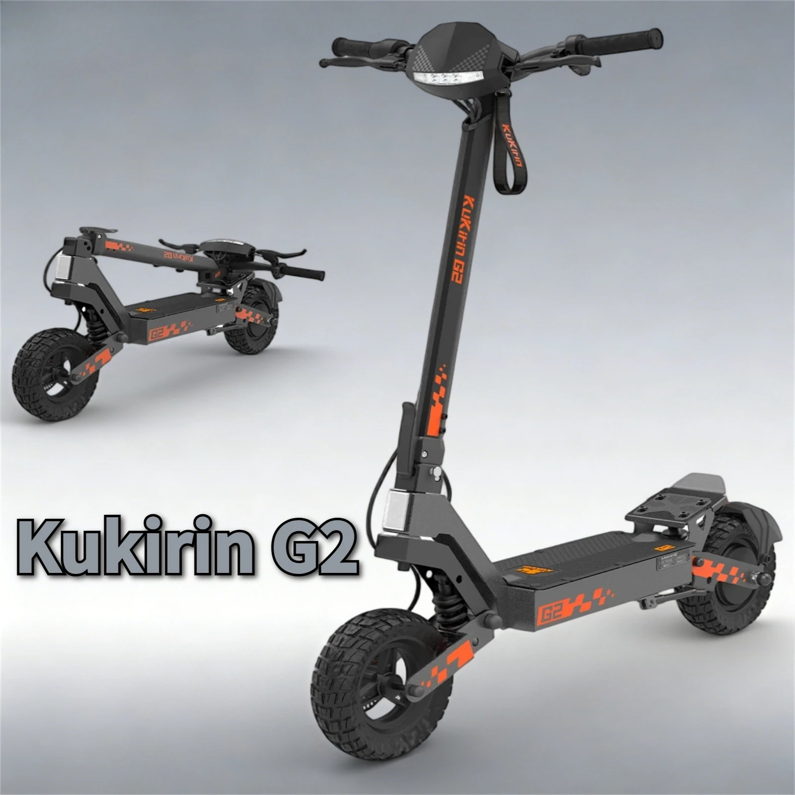 Patinete Eléctrico Kukirin G2 para Adultos, Motor de 800W, Batería de 48V 16Ah, Velocidad de 45km/h, Alcance de 55km, Plegable de 10 Pulgadas, Todoterreno