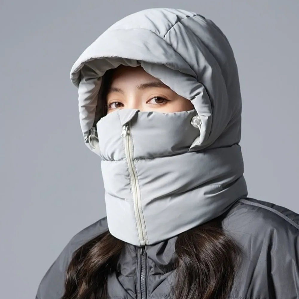 

Keep Warm 3-in-1 Winter Cycling Hat Cold Resistant Windproof Warm Scarf Face Mask Neck Protection Velvet Lei Feng Hat Outdoor