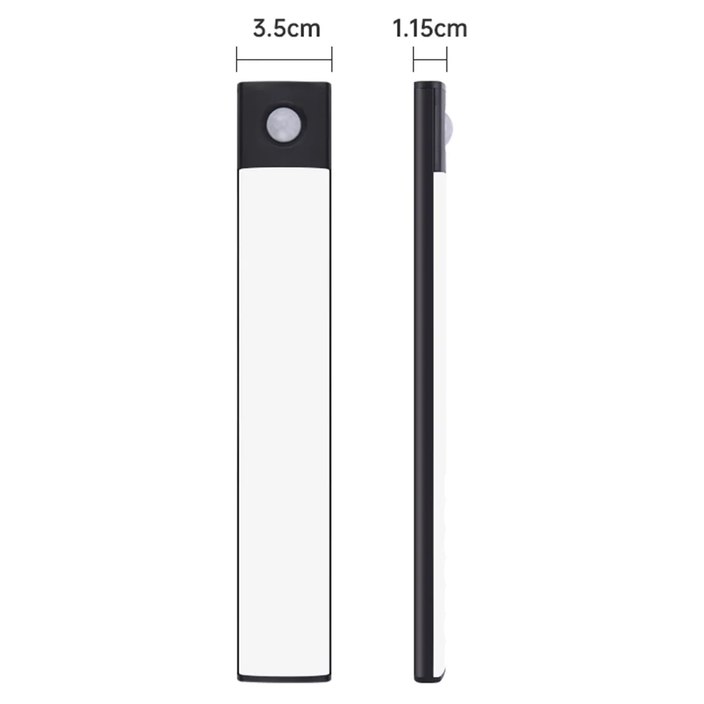Kast Licht USB Oplaadbare Bewegingssensor Led Licht Voor Keuken Garderobe Kast Verlichting 10 Cm/20 Cm/40 Cm/60 Cm Led Nachtlampje - afbeelding 1