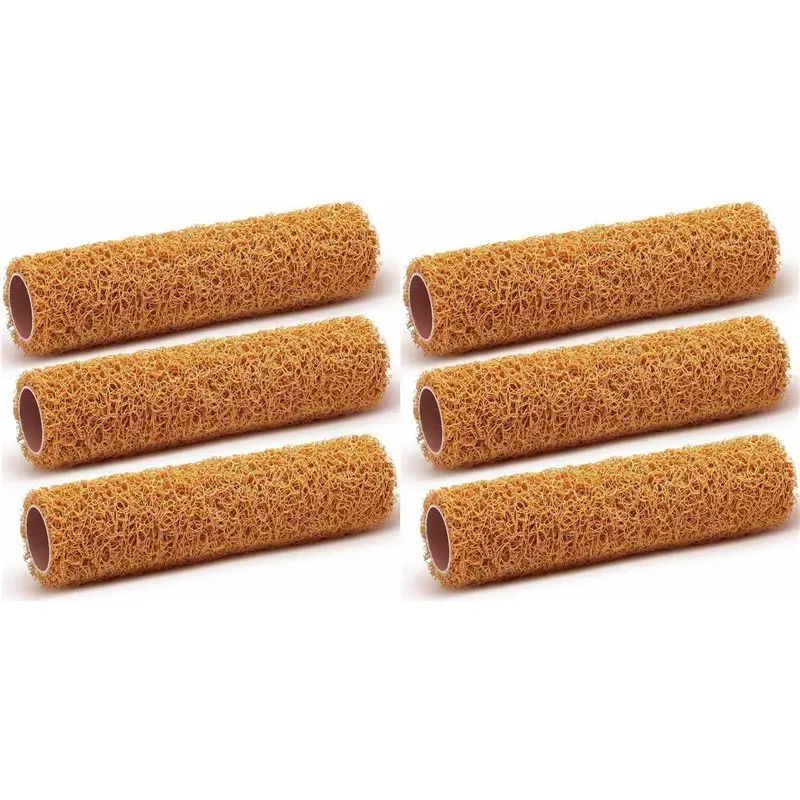 

24-часовая доставка, 6 шт., набор текстурированных валиков для краски, 9-дюймовый небольшой текстурированный валик для покраски стен, потолка, краски для улучшения дома