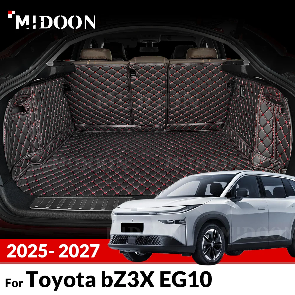 

Автоматический коврик в багажник с полным покрытием для Toyota bZ3X EG10 AY502 2025 2026 2027, автомобильный багажник, аксессуары для интерьера