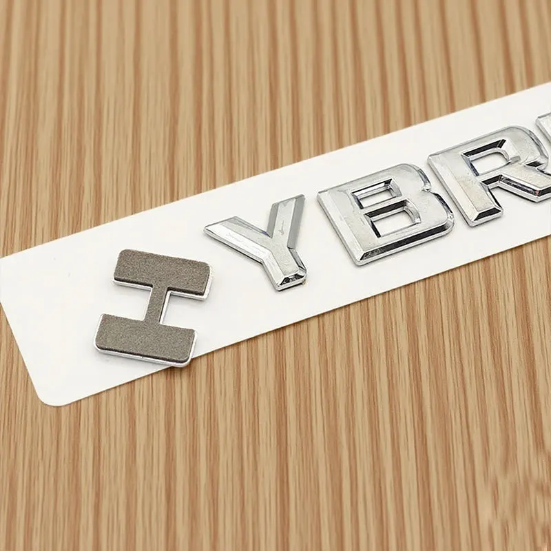 ثلاثية الأبعاد ABS رسائل الهجين سيارة الخلفي الجذع ملصق شارة لمرسيدس S400 L ML450 E300 E400 W211 W212 W163 W164 W221 W222 اكسسوارات #3