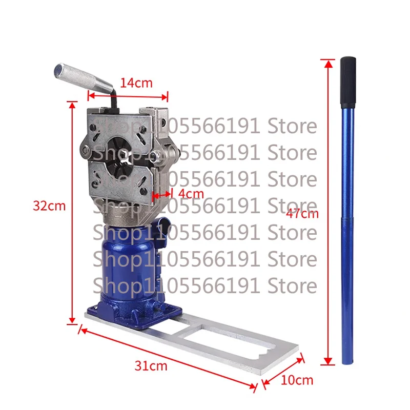 New Clamshell Type Automotive Air Conditioner Pipe Press Air-conditioning Hose Pipe Head 16 Tons Hydraulic Maintenance Tool