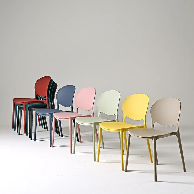 Modern Household Plastic Chair Simple And Creative Adult Table Stool Net Red Fashion Lazy Armchair Nordic Leisure Chair Dining Chairs AliExpress