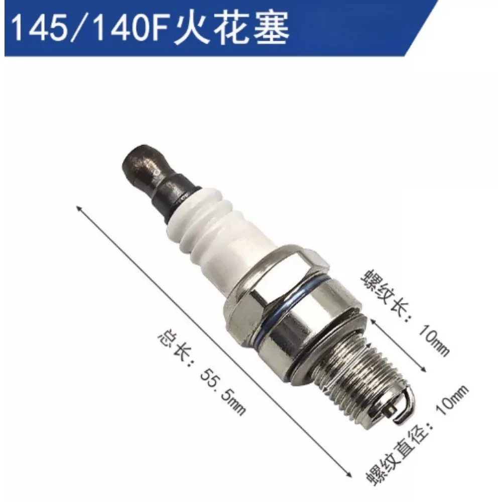 145 Spark Plug, 4 Stroke Engine Recoil Starter Ignition Coil Cylinder Parts For Grass Trimmer