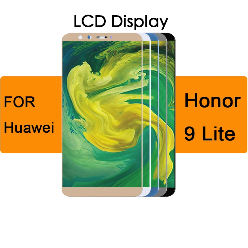 For Huawei Honor 9 Lite LCD Display Touch Screen Assembly with Frame Replacement