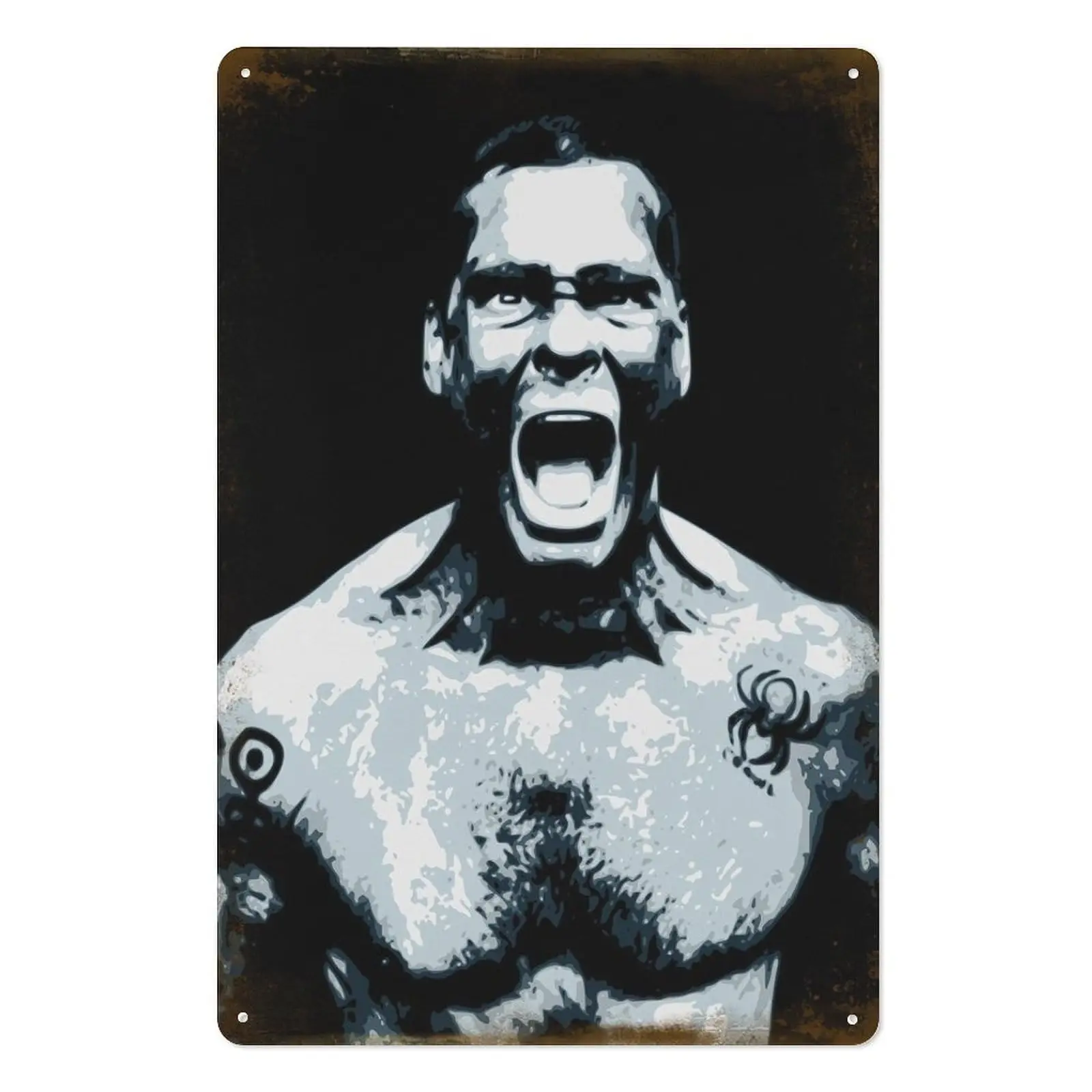 Henry Rollins Metal Tin Sign Poster 8”×12” Painting Sign Funny Wall Vintage Art Decor Retro Plaque For Home Bar Pub Club Cafe De