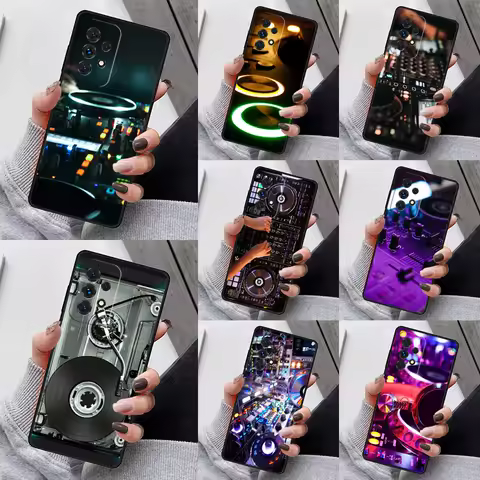 Ddj Dj Music Phone Case For Samsung Galaxy S23 S21 S20 FE S24 S22 Ultra Note20 S10 S9 S8 Plus A40 A52 A12 A13 A53