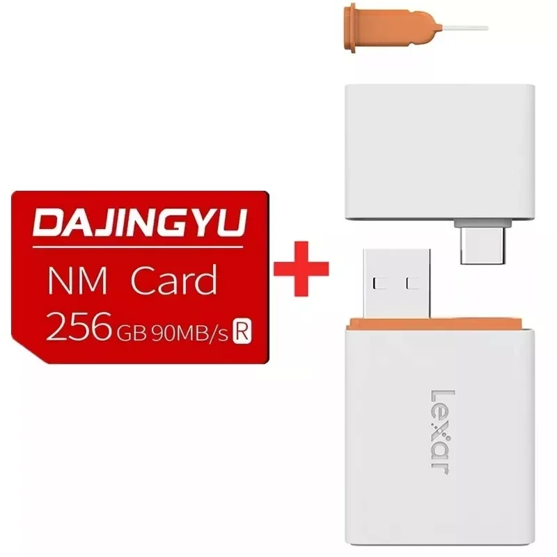 Original NM Card 256 GB 128GB 64GB Nano Memory SD Cards for Huawei P60 P40 P50 Mate 30 Pro RS Nova Honor NM TF USB Type C Card