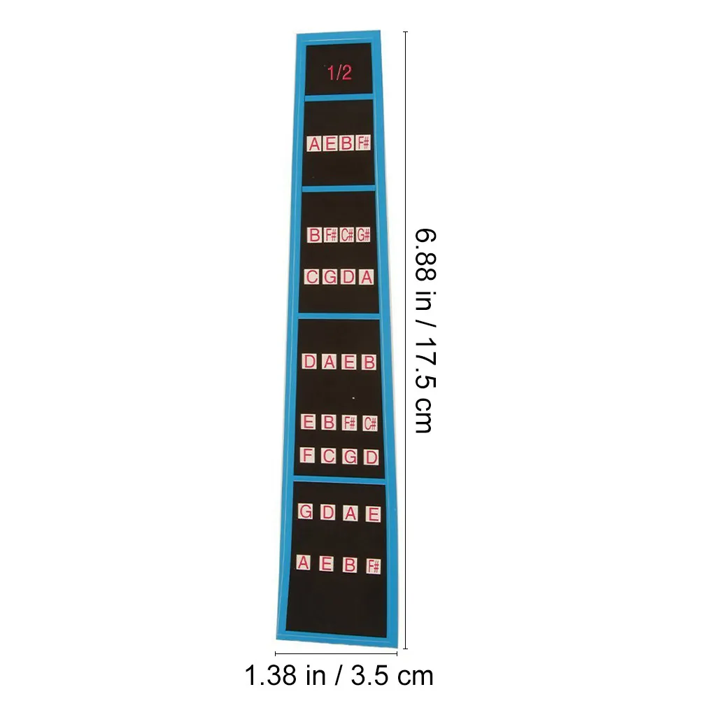 Violin Fingerboard Sticker Paper Adhesive Easy Remove Violin Fret Label Sticker Helping Beginners Understand Fretboard