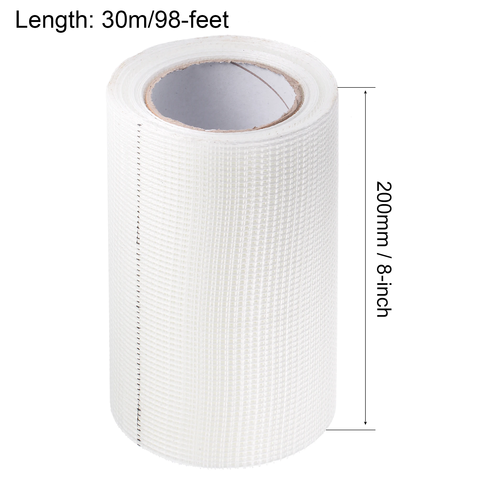 25/30/50M Mesh Fiber Tape Super-Strong Self-Adhesive Tape Fiberglass High Viscosity Reinforced Tape Repair Patch Wall Hole Crack