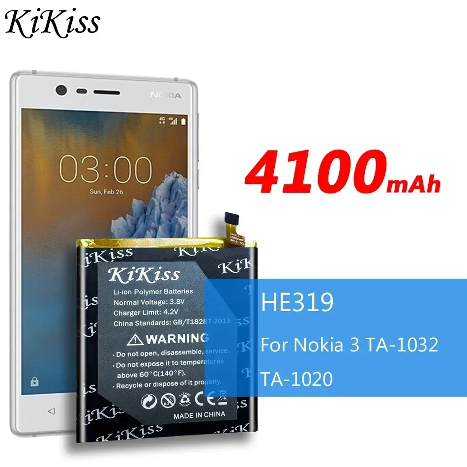 

For Nokia 3 Nokia3 TA-1020 TA-1028 TA-1032 TA-1038 High Capacity Mobile Phone Battery 4900mAh
